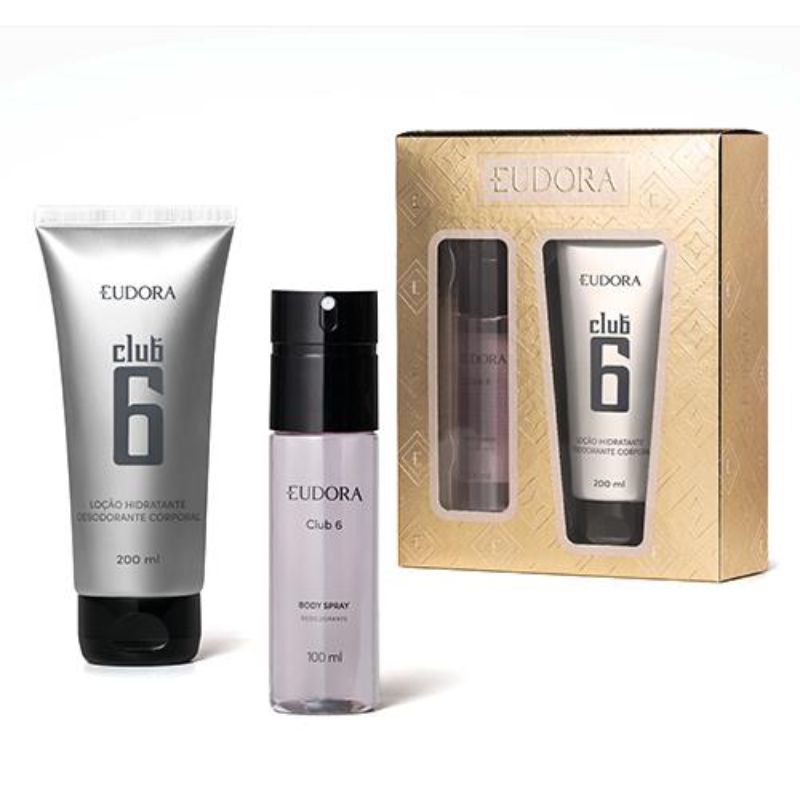 KIT PRESENTE BODY SPRAY CLUB 6 (2 ITENS)